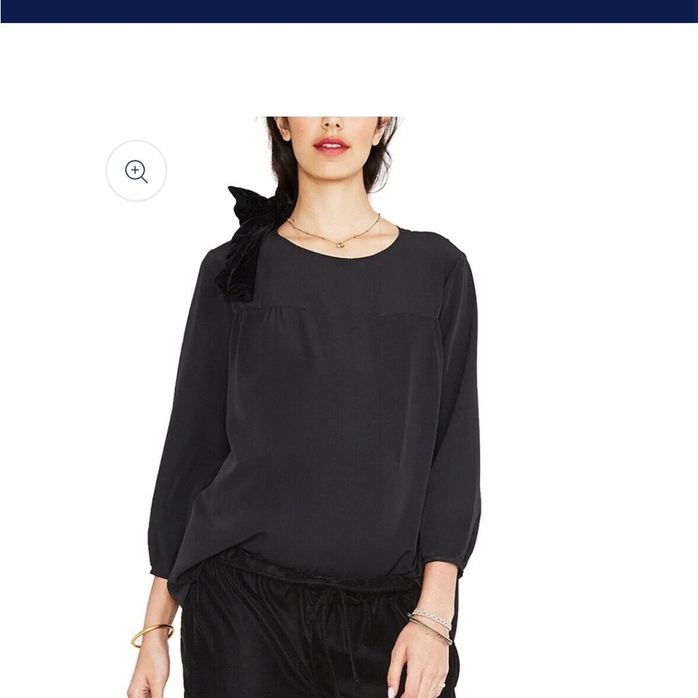 Hatch Maternity Delfina Black Women's Top